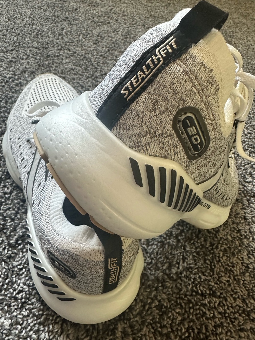 Women's BROOKS Glycerin Stealthfit GTS 20 Running Walking Gym Shoes 8.5 - Picture 7 of 12